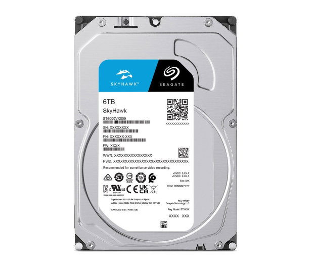 Seagate SkyHawk 6TB 5400obr.256 MB - 1604787 - zdjęcie 2